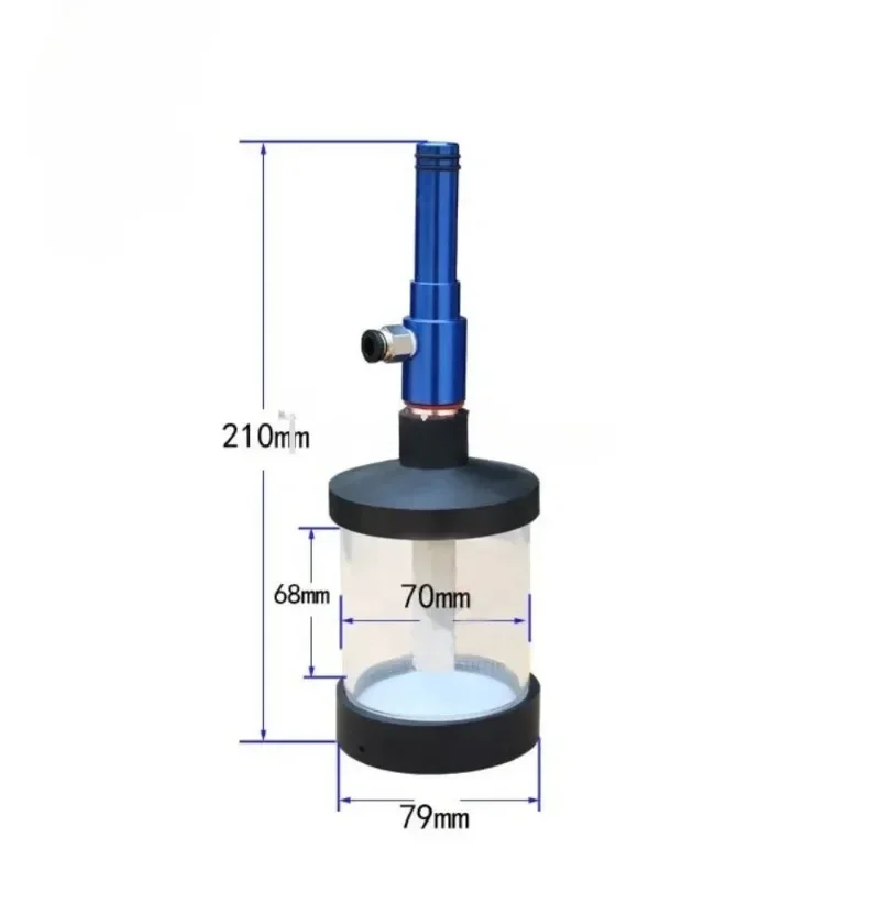 Wetool 200ml/280ml Cup Powder Coating Fluidizing Hopper for Lab Test Powder Spray Machine
