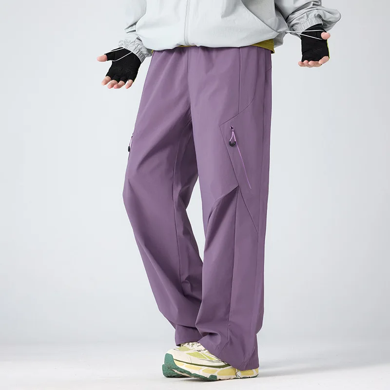 2026 Spring and Summer Outdoor Lightweight Quick-drying Paratrooper Pants Men's Casual Overalls
