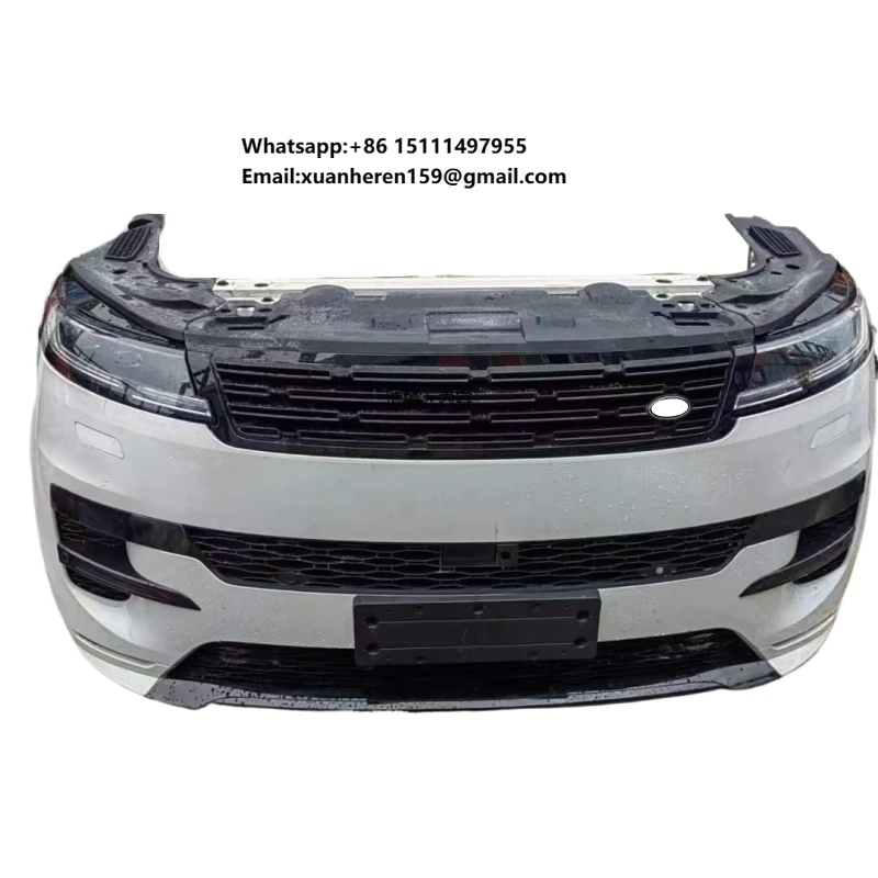 

Легкоустанавливаемый обвес для Range Rover Sport: передний бампер с заменой фар, пластиковые и алюминиевые накладки на крылья