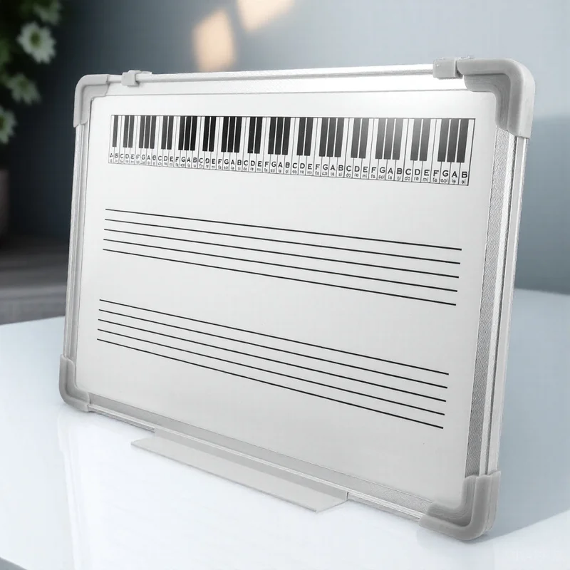 1pc Music Staff Whiteboard Reusable Dry Erase Board For Classroom Teaching Notation Writing Pad Educational Learning Tool Staff
