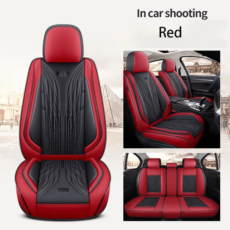 Fundas universales de cuero para asiento de coche, accesorios para todos los modelos de coche, suministros para vehículos, para kia EV5, K2, K3, K3S, K4, K5, KX CROSS, KX3, KX5, KX7