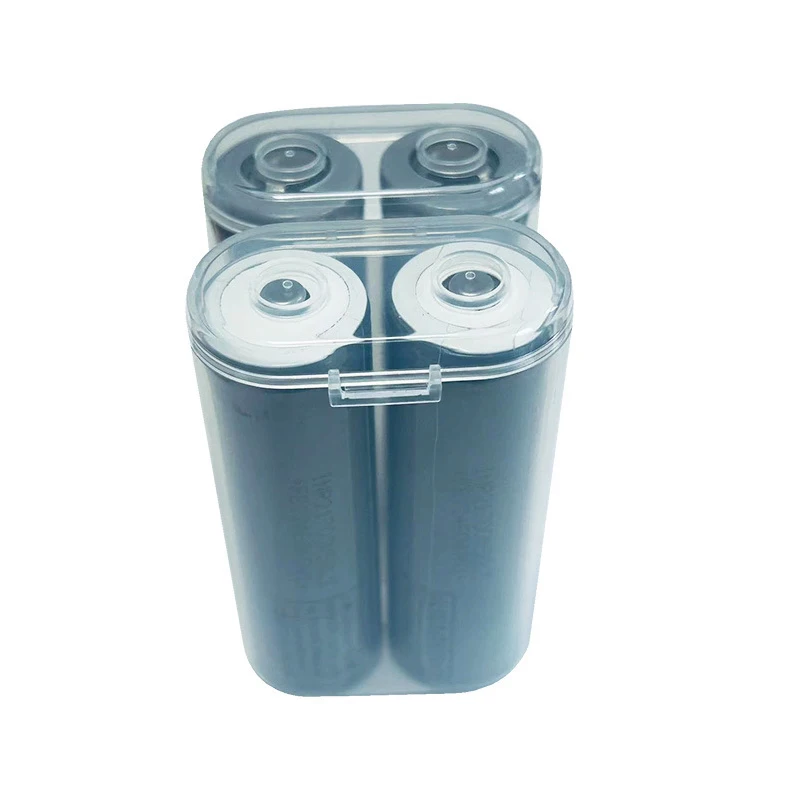 1 Piece Section 20700 21700 Plastic Transparent PP Battery Storage Box 21700 Storage Box Battery Accessories
