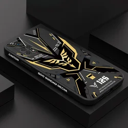 Golden Mech Phone Case For Xiaomi Redmi Note 14 13 12 12S 11 11S 10 10A 10T 10S 9T 9 8 7 Pro Plus 10C 4G 5G Cover