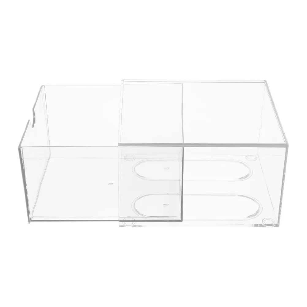 

1pcs Stackable Clear Acrylic Drawer Organizer 6-Tier Transparent Storage Cabinet For Bathroom Brushes Nail Polish