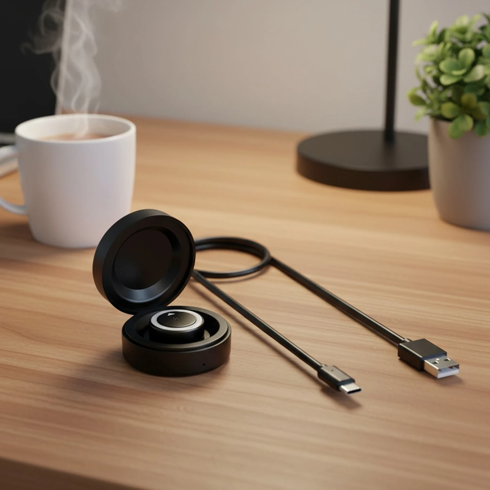 

Compatible for Oura Ring Gen 4 Travel Charger Dock with USB-C Cable Compact Charging Box for Smart Ring