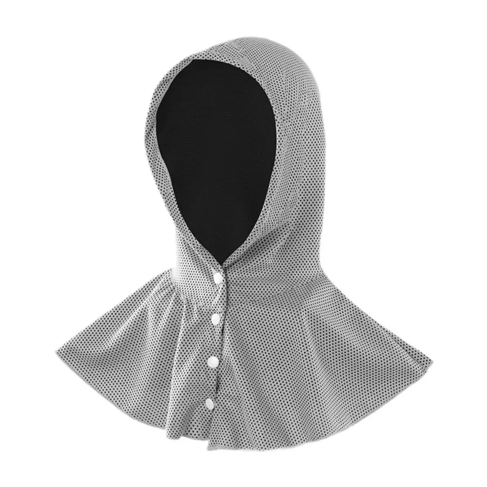 Soft Material Cooling Hoodie Towel Breathable Neck Protection Hoodie Beach Towel Quick Dry Comfortable Sunscreen Bandana