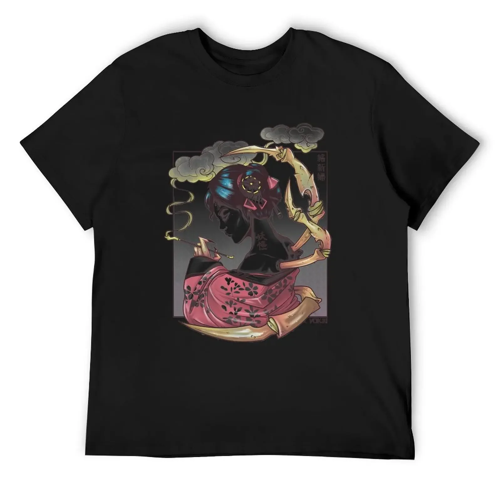 Yokai Jorogumo T-Shirt anime figures cotton graphic tees graphics mens big and tall t shirts