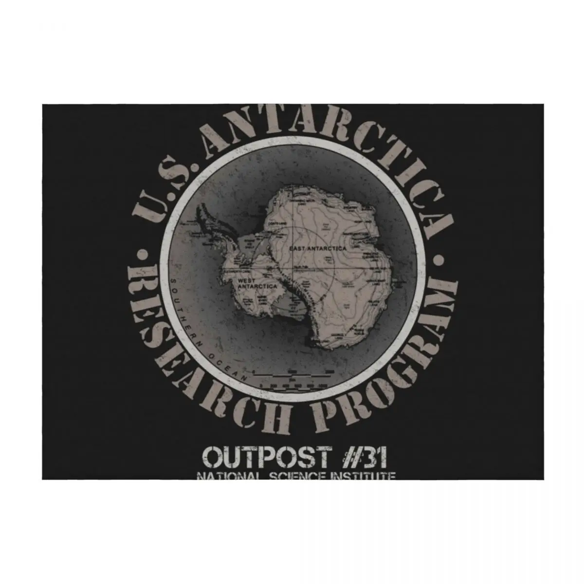 

OUTPOST 31! Throw Blanket Picnic sofa bed Soft Plush Plaid Beach Blankets