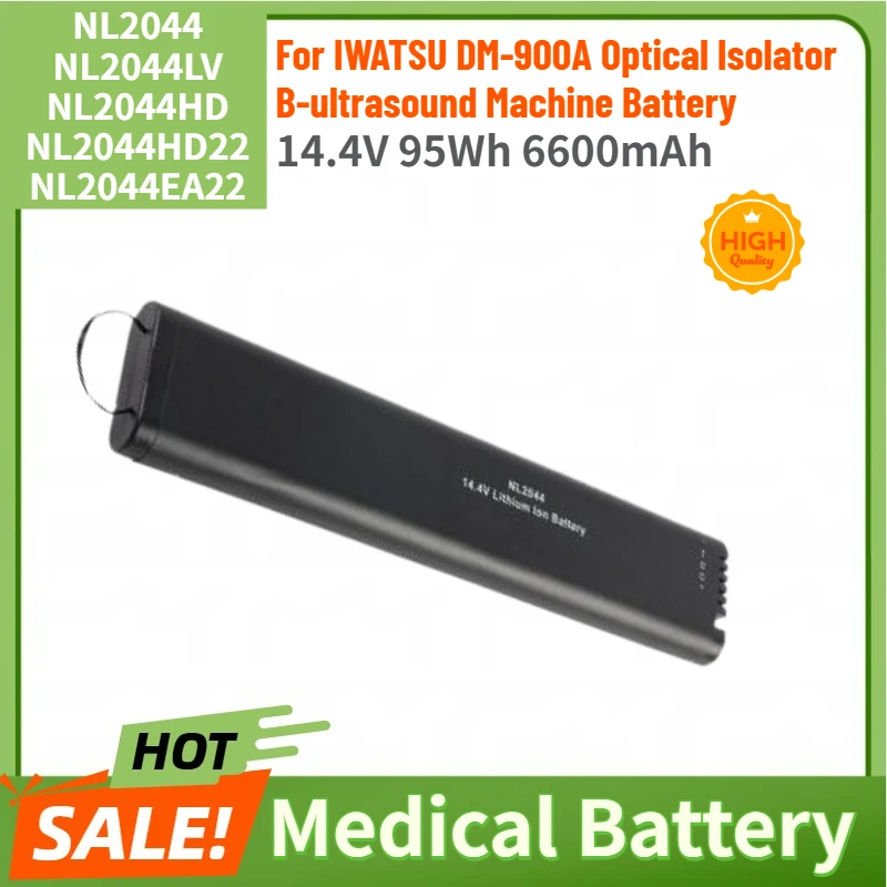 NL2044 High Quality Medical Battery 14.4V 95Wh 6600mAh for IWATSU DM-900A Optical Isolator B-ultrasound Machine Battery