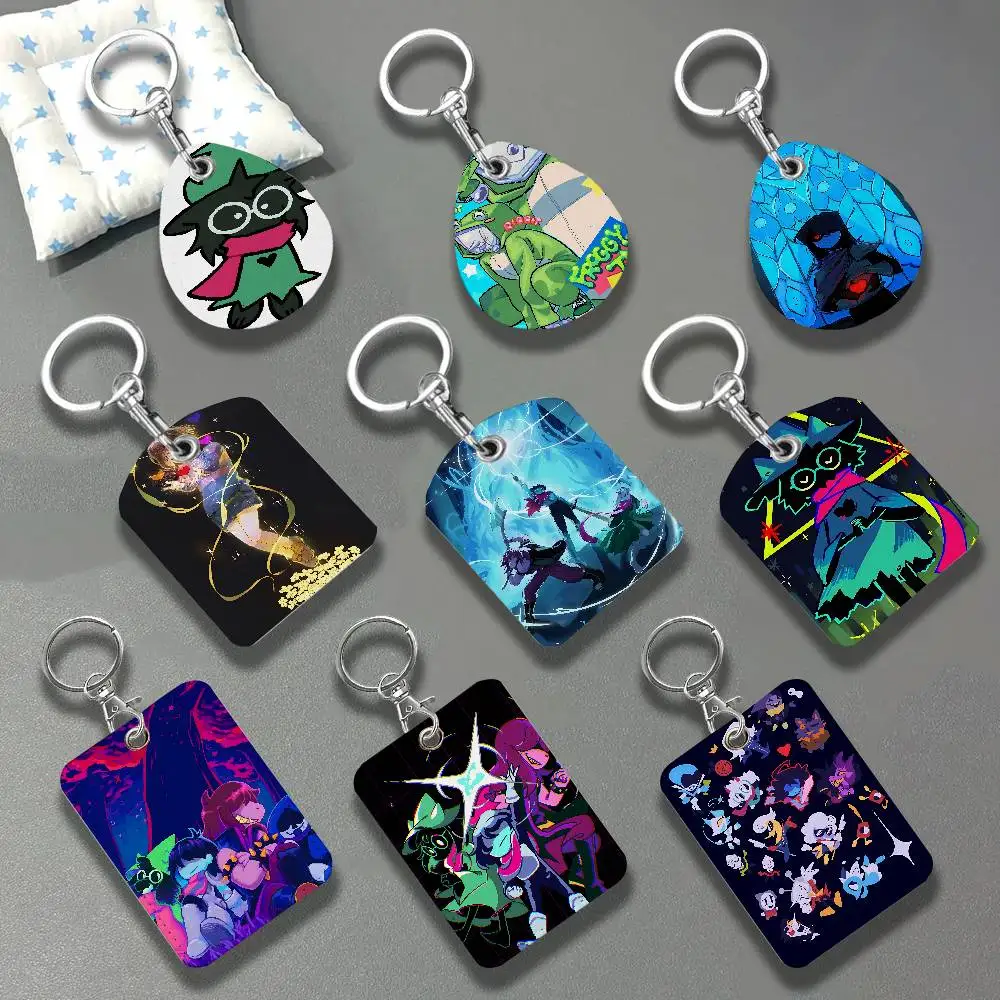 Spamton Game D-Deltarune For AirTag Case Card Sleeve Holder ID Credit Bank Access Keychain For Air Tag Shell