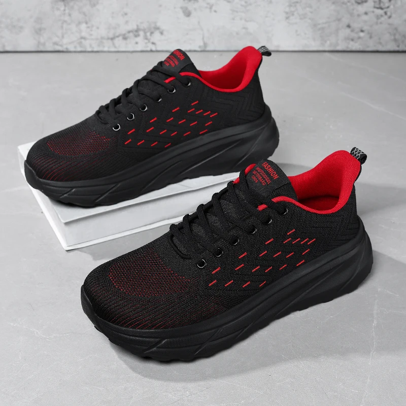 Wide Toe Running Shoes For Men Walking Shoes Platform Casual Sneakers Man Barefoot Shoes Breathable Non-slip Men's Sports Shoes