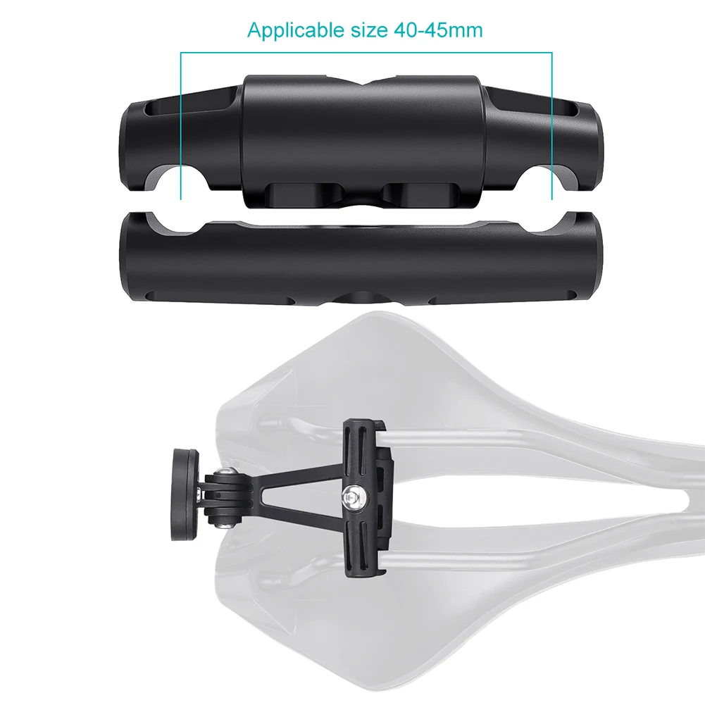 Immagine 5: 1-5 pezzi staffa per luce posteriore per sella per bicicletta supporto per reggisella supporto per sella per fanale posteriore per bici per supporto per fotocamera radar Garmin Varia