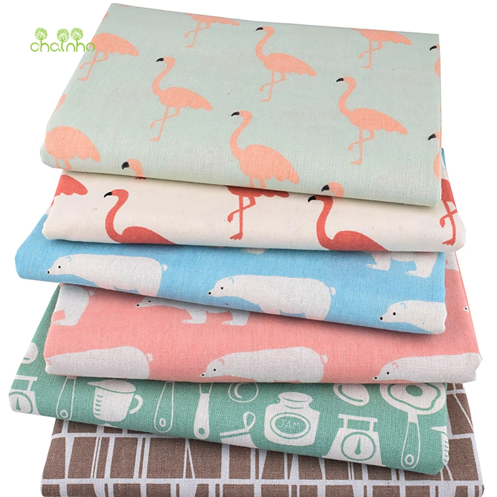 Chainho,Printed Cotton Linen F - Sewing Geotextile Fabric recension och pris