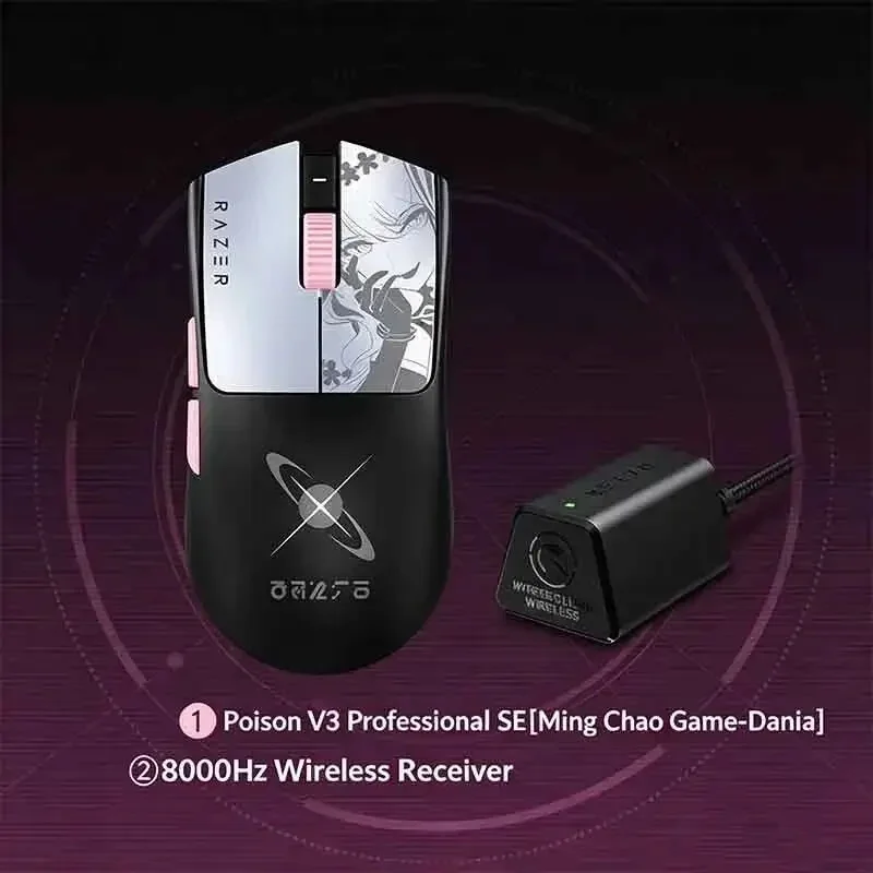 Razer Viper V3 Pro SE Wuthering Waves Dania Wireless Gaming Mouse,54g Ultra-Light,35K DPI 750IPS 95H for PC FPS Games