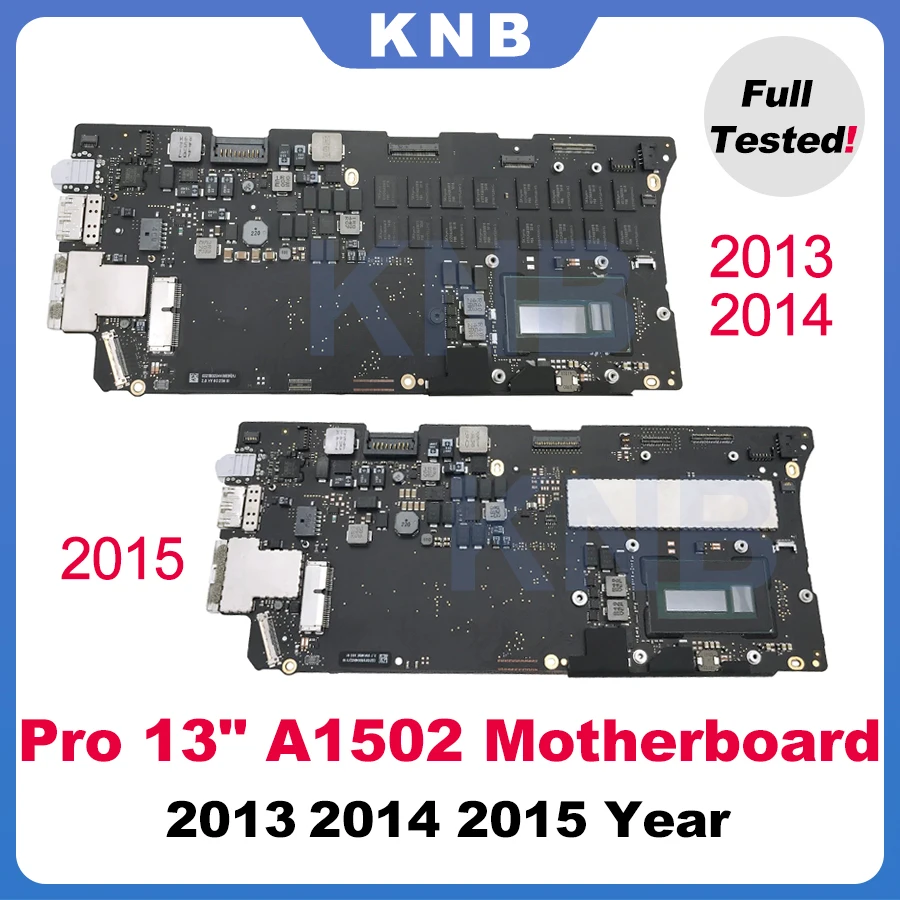 Original A1502 Motherboard 820-3536-A 820-3476-A 820-4924-A for MacBook Pro Retina 13