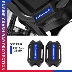 For Honda Varadero XL 1000 Varadero 1000 125 Varadero Motorbike 25mm Crash Bar Bumper Engine Guard Protection Decorative Block