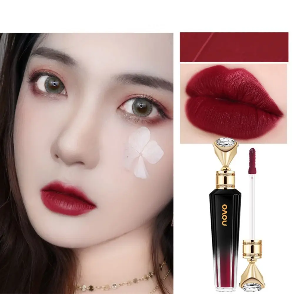 Portable Velvet Lip Gloss Waterproof Long Lasting Lip Glaze Mist Moisturizing Lipstick Women