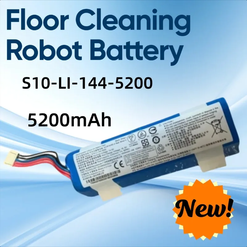 

5200mAh New for ECOVACS Floor Cleaning Robot Battery S10-LI-144-5200
