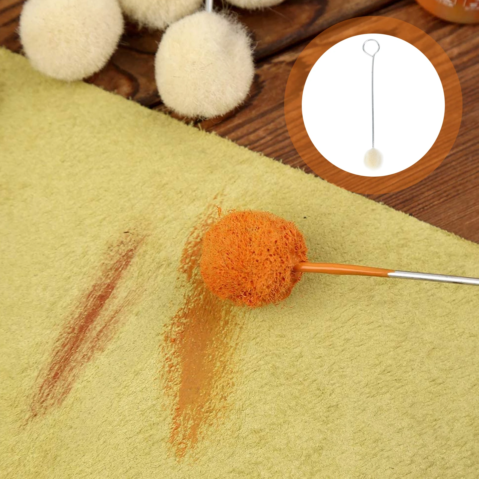 Wool Daubers Wool Ball Brush Wool Daubers Dye Tool