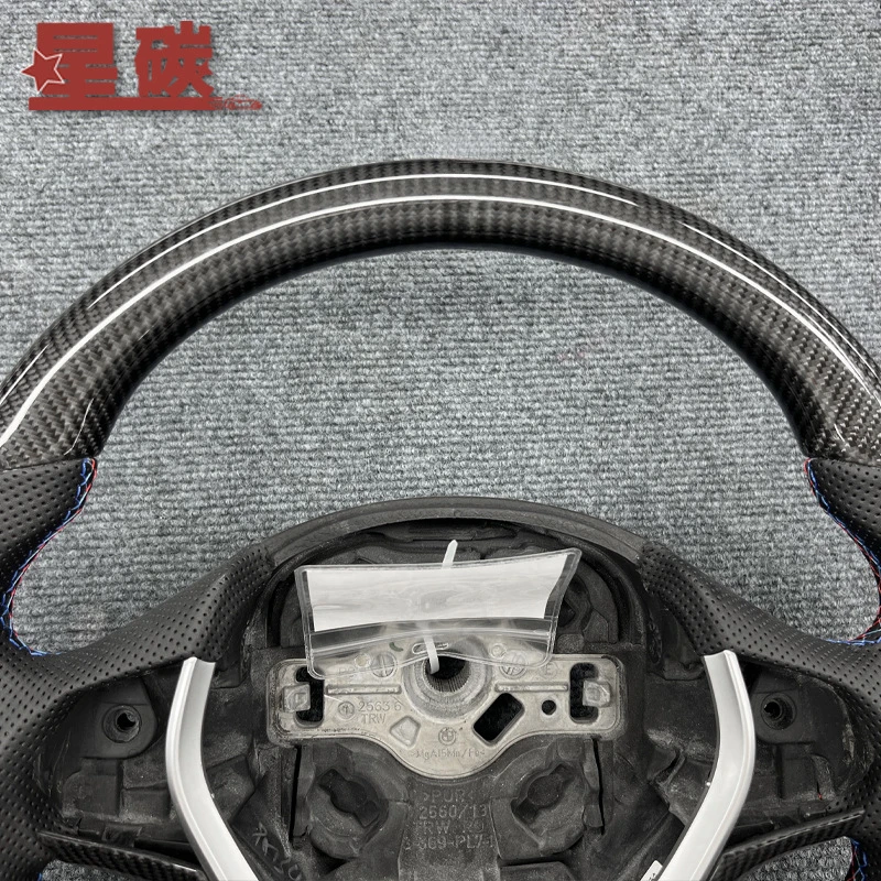 For BMW 3 Series (F-Chassis) Custom Carbon Fiber Steering Wheel Upgrade