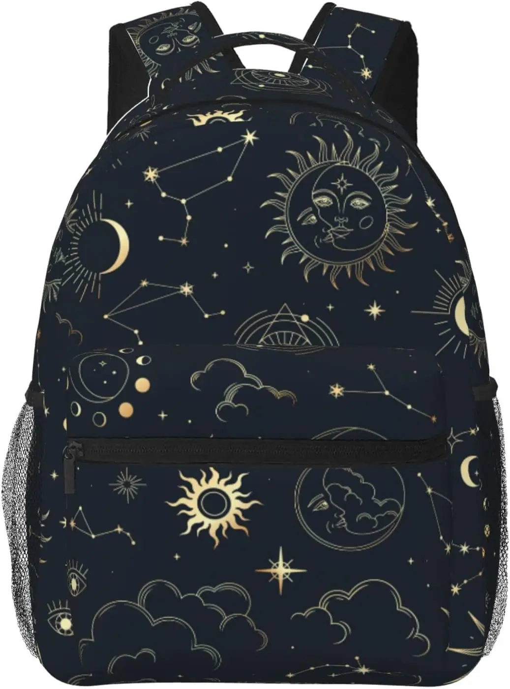 Magic Constellations Sun Moon Star Astrology Lightweight Laptop Backpack for Women Men College Bookbag Casual Daypack Travel Bag