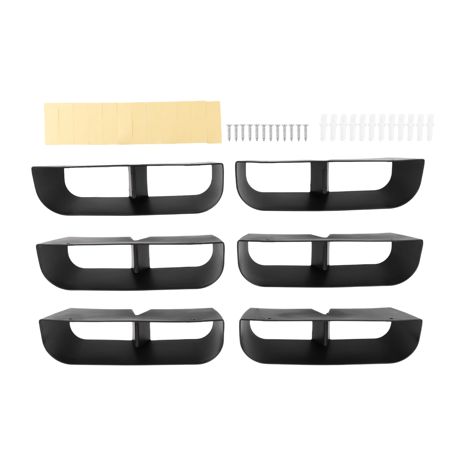 6PCS Multifunctional Wall Mounted Shoe Organizer For Camping Hallways Rv Bathrooms Organizing Flip Flops Sneakers Sandals Heels