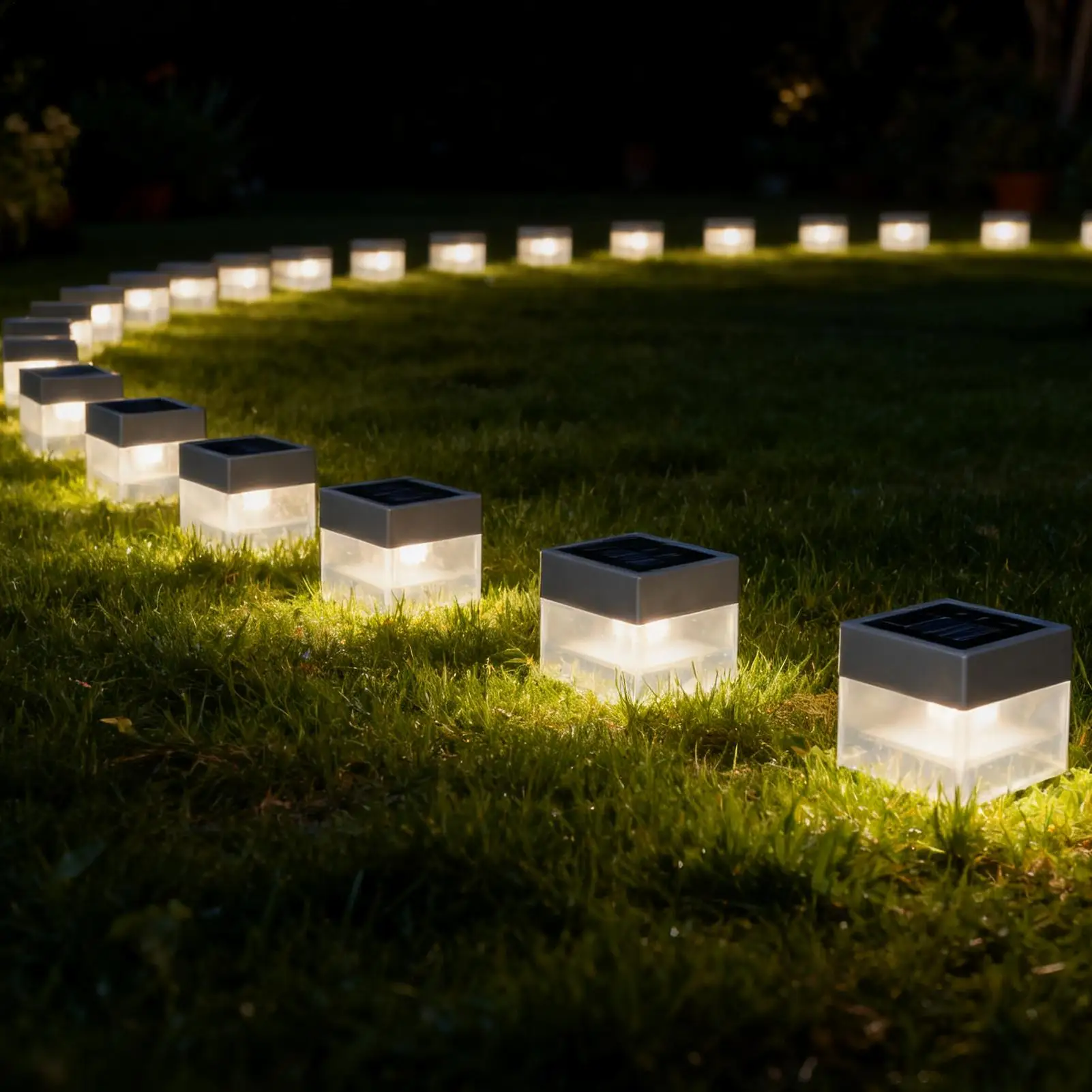 سياج آخر ضوء الشمس الحديثة لا الأسلاك الإضاءة سياج ضوء آخر غطاء شحن الطاقة الشمسية ل شرفة الطريق بوابة حديقة شرفة #3