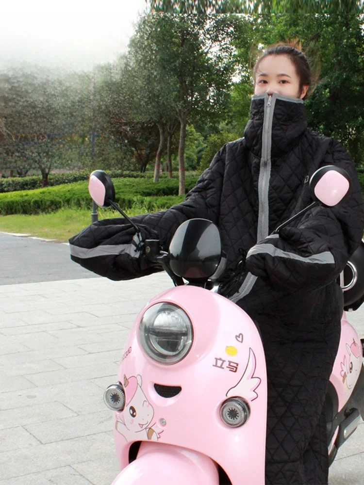 warm-fleece-lined-bike-windproof-rainproof-winter-riding-suit-unisex-nylon-outer-layer-bicycle-riding-clothes