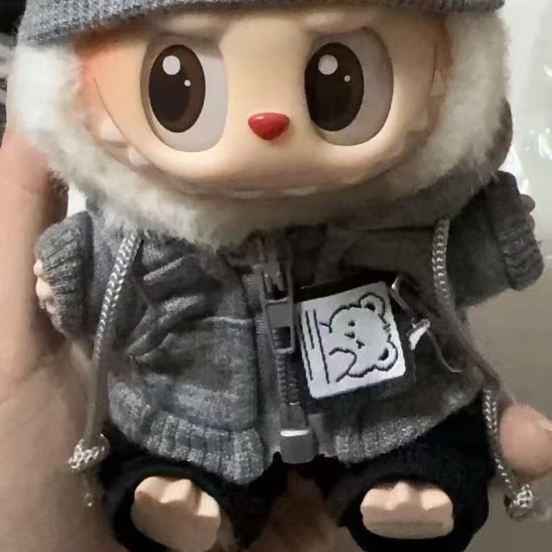 

Labubu Clothes: Zip-Up Jacket - Trendy & Functional Outerwear for 17cm Dolls Perfect for Play