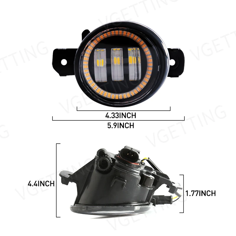 Angel Eye Mistlicht Voor Nissan Altima Sylphy Bluebird Versa Urvan Note X-Trail T30 Rogue T32 Fuga Y50 Led Dagrijlamp