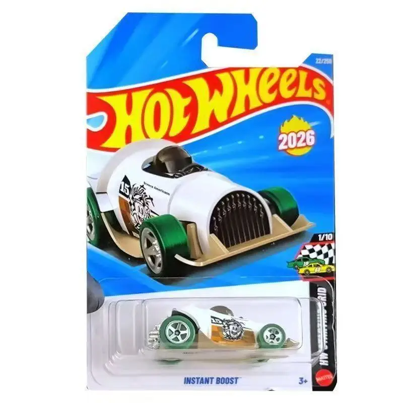 Hot Wheels Cars 2026 A INSTANT BOOST White Metal Die-cast Model Toy Vehicles