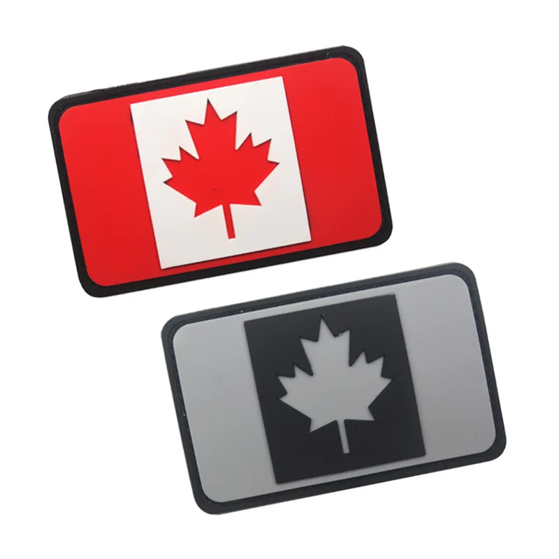 Canadian Flag Quebec Flag Embroidered Armband Badge Embroidered Patches for Clothing Military Patch Patches on Clothes Sewing