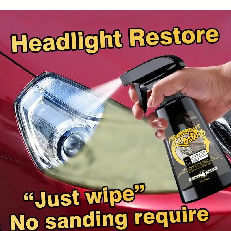 

Car Headlight Restoration Polishing Kits Advanced Car Clear Restore Prevent - Car Tool Yellowing And Light Headlights Repai Q2M4