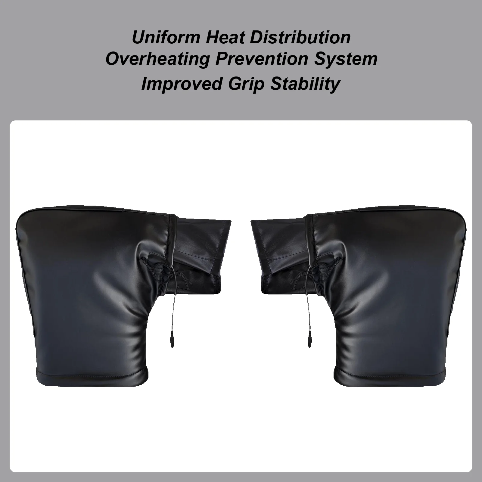 

Рукавицы на руль с подогревом для мотоцикла, ветрозащитные велосипедные теплые варежки, перчатки с ручкой для мотоцикла, скутеров, квадроциклов