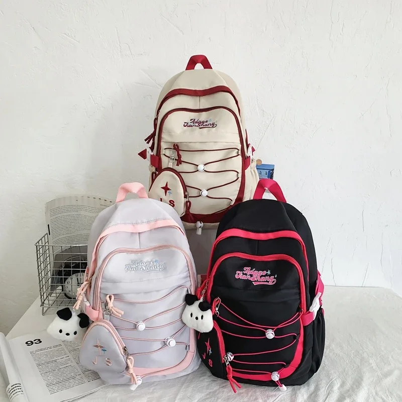 Casual Nylon Zipper Fashion Backpacks 2024 New Hot Sale Bags for Women High Capacity Basic Style Trend Mochilas Para Mujer