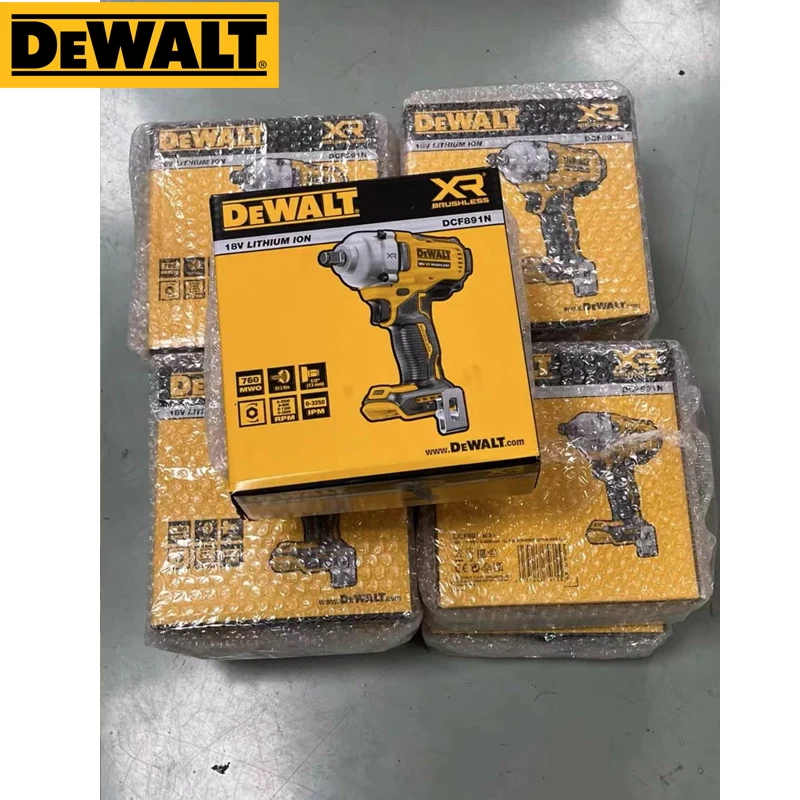 DEWALT DCF891 Cordless Impact Wrench With Hog Ring Anvil Tool Only 812N.m High torque Dewalt Professional Power Tool