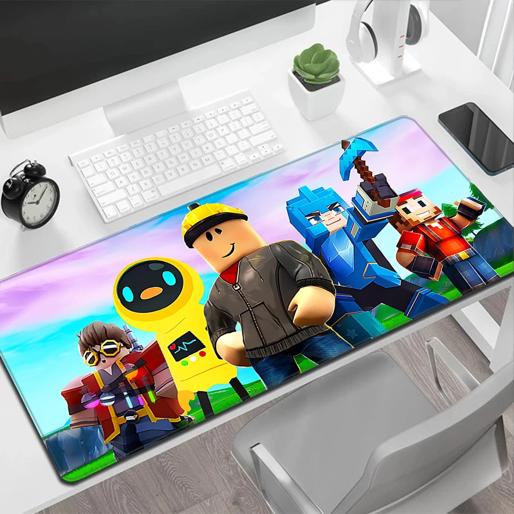 

Game R-Robloxes Mousepad HD Printing Computer Gamers Locking Edge Non-slip Mouse Pad XXL90x40cm Keyboard PC Desk Pad