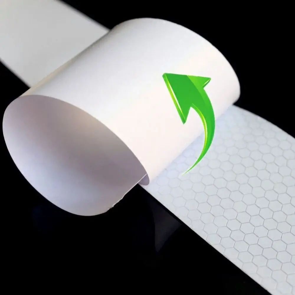 Auto Motorcycle Sticker Car Decoration Bicycle Stickers Strip Roll Reflector Protective Tape Reflective Sticker Safety Warning