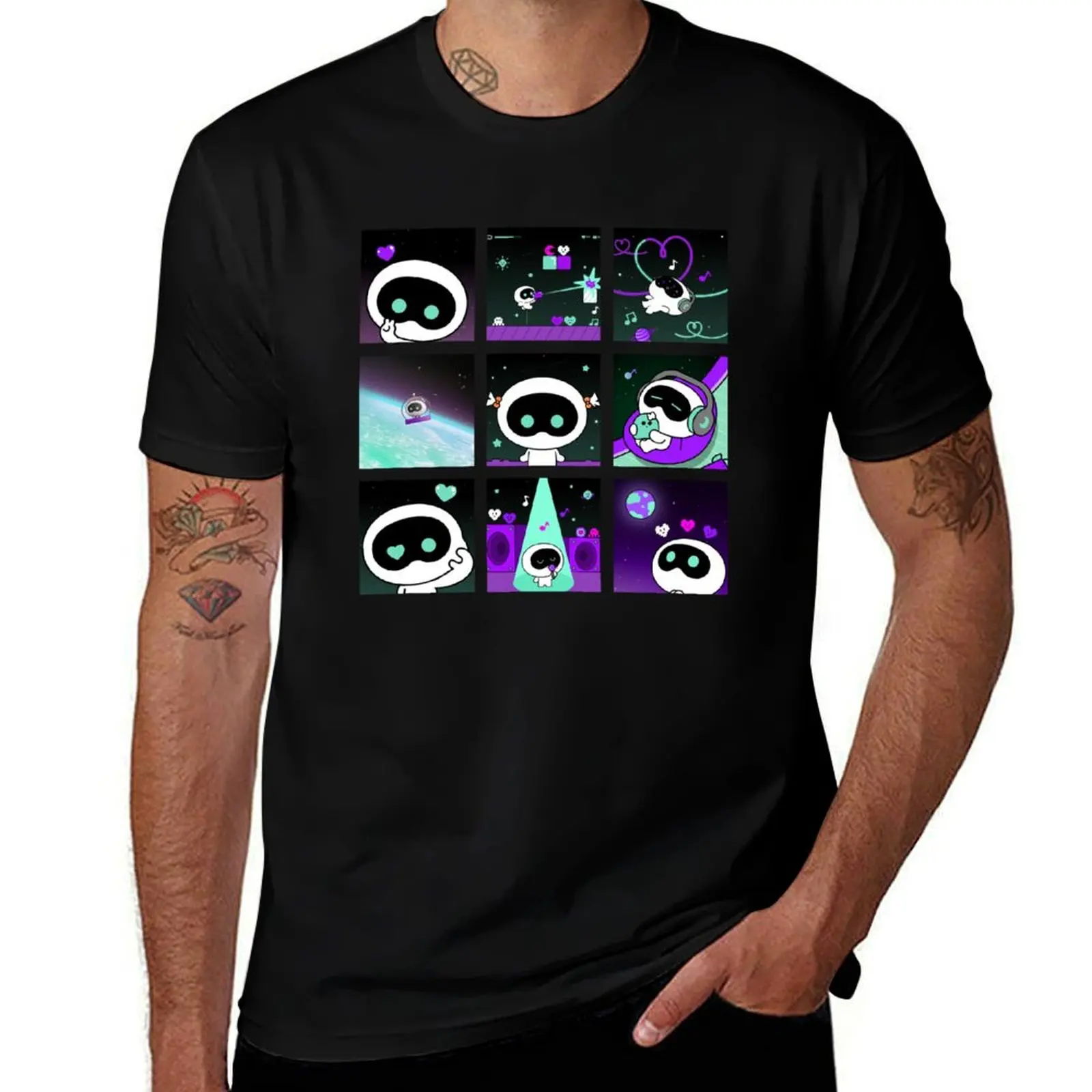 

wootteo  collage #5 T-Shirt cotton t shirt man t shirts for man pack cotton T-Shirt