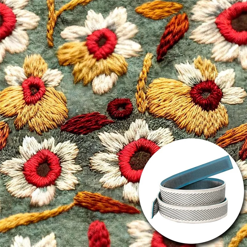 شريط قابض لإطار التلمم، طول 40 بوصة، إطار خياطة معنقدة لإصلاح قماش سجادة إبرة اللكم-A79G #3