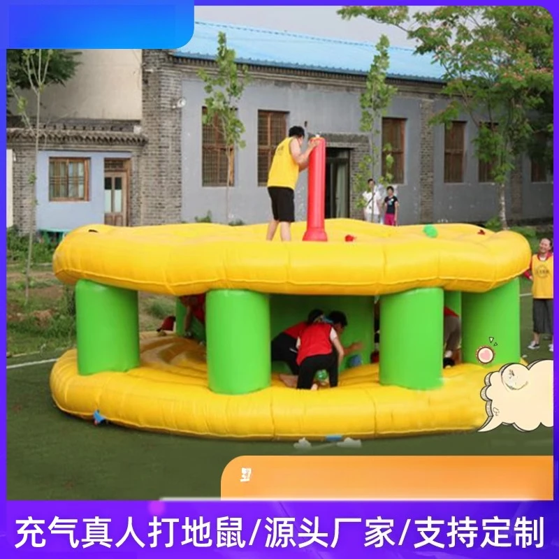 

Fun Games Live Edition Inflatable Whack-A-Mole Running Man Game Props Hammer