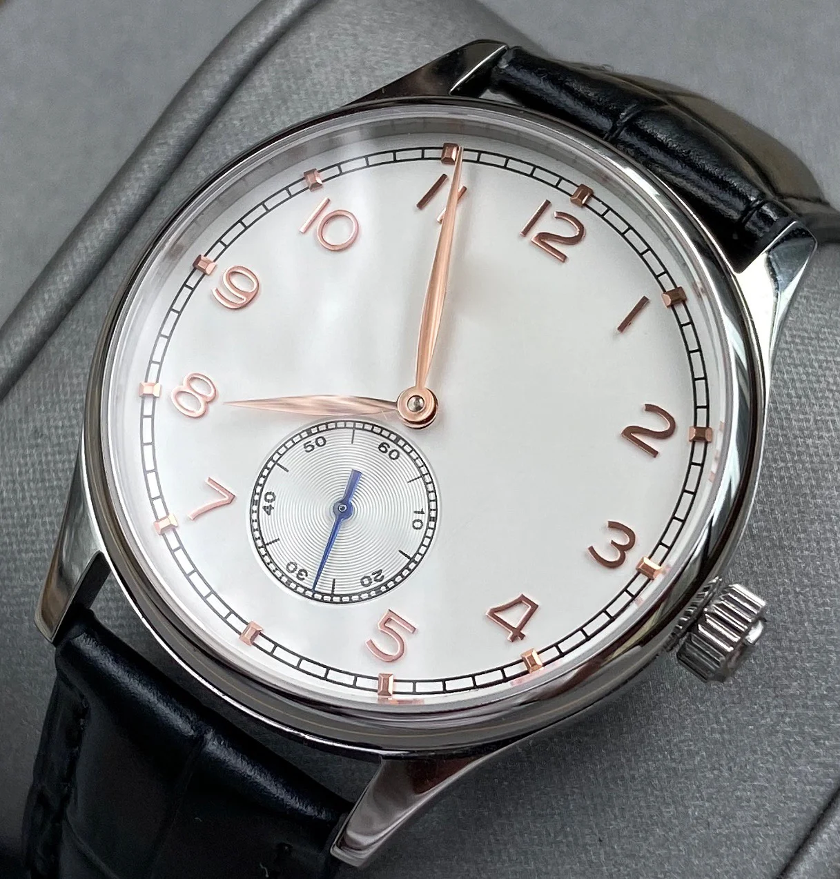 2025 new men's watch timing big three needle business stainless steel belt timing automatic mechanical watch can be customized