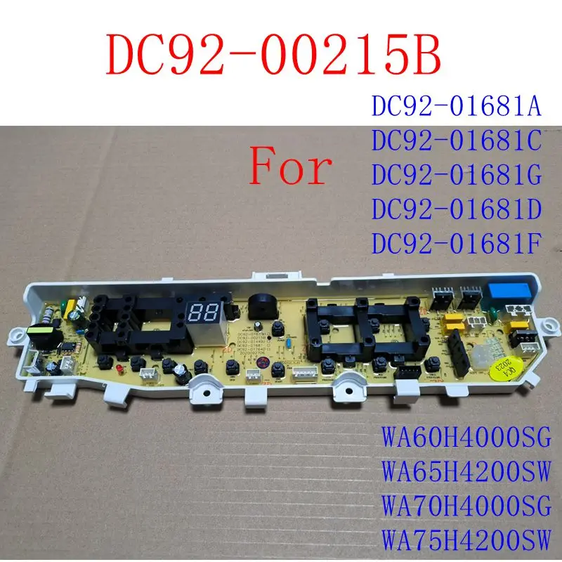 FOR SAMSUNG WASHING MACHINE COMPUTER DC92-01681D BOARD WA75H4200SW WA65H4200SW WA70H4000SG DC92-01681A C G D F BOARD