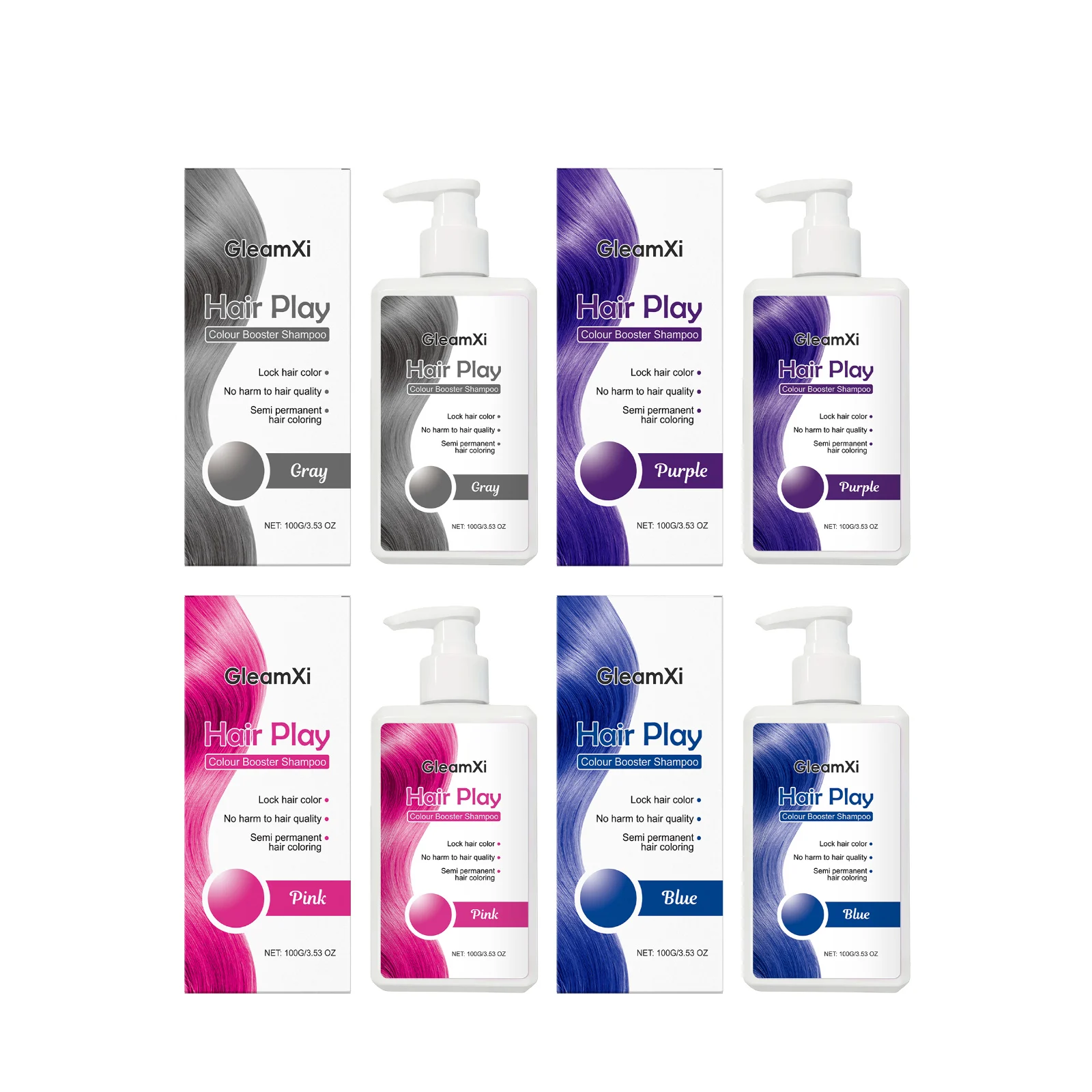 Color Fixing Hair Dye Shampoo Color Locking Prevent Fading Anti Brass Tones Non-irritating Scalp Care Nourish Hair Dye Shampoo
