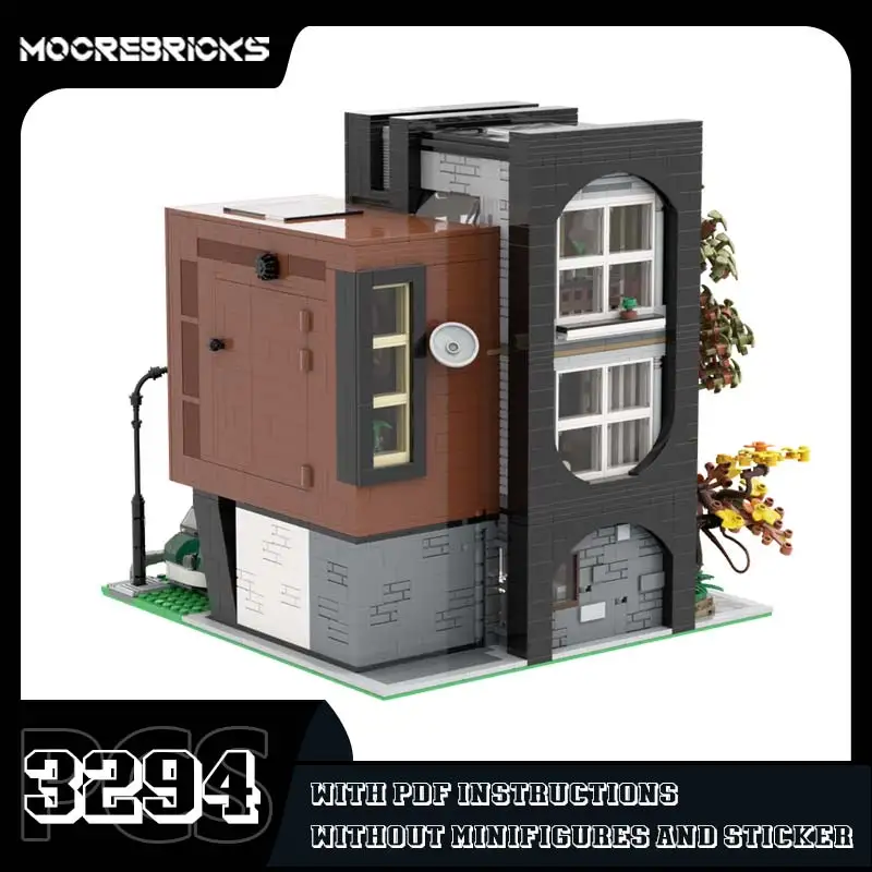 Hot Selling Villa modulare Bausteine moderne Architektur Haus Modell fort geschrittene Ziegel Bau Spielzeug Kinder Weihnachts geschenk