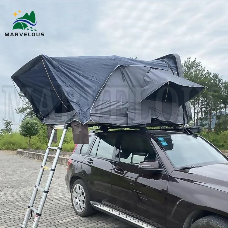 

UV Resistant Car Roof Tent 2-3 Person Roof Top Tent ABS Roof Top Tent