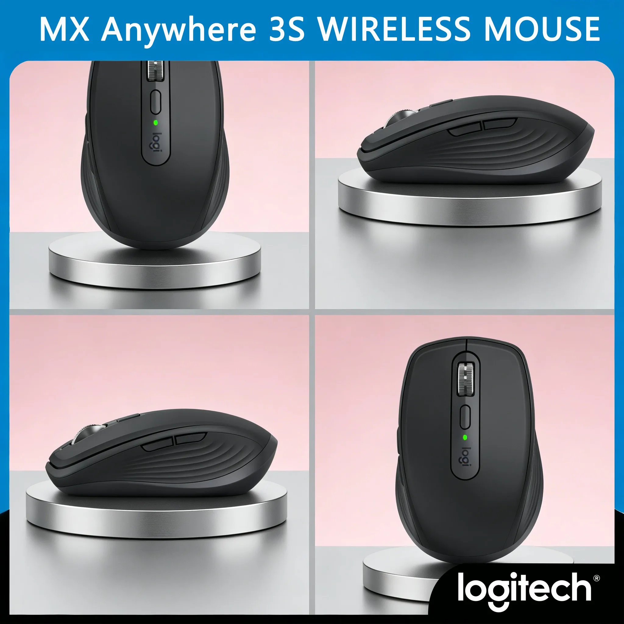 

Logitech MX Anywhere 3S — плавное переключение между настольным компьютером и ноутбуком