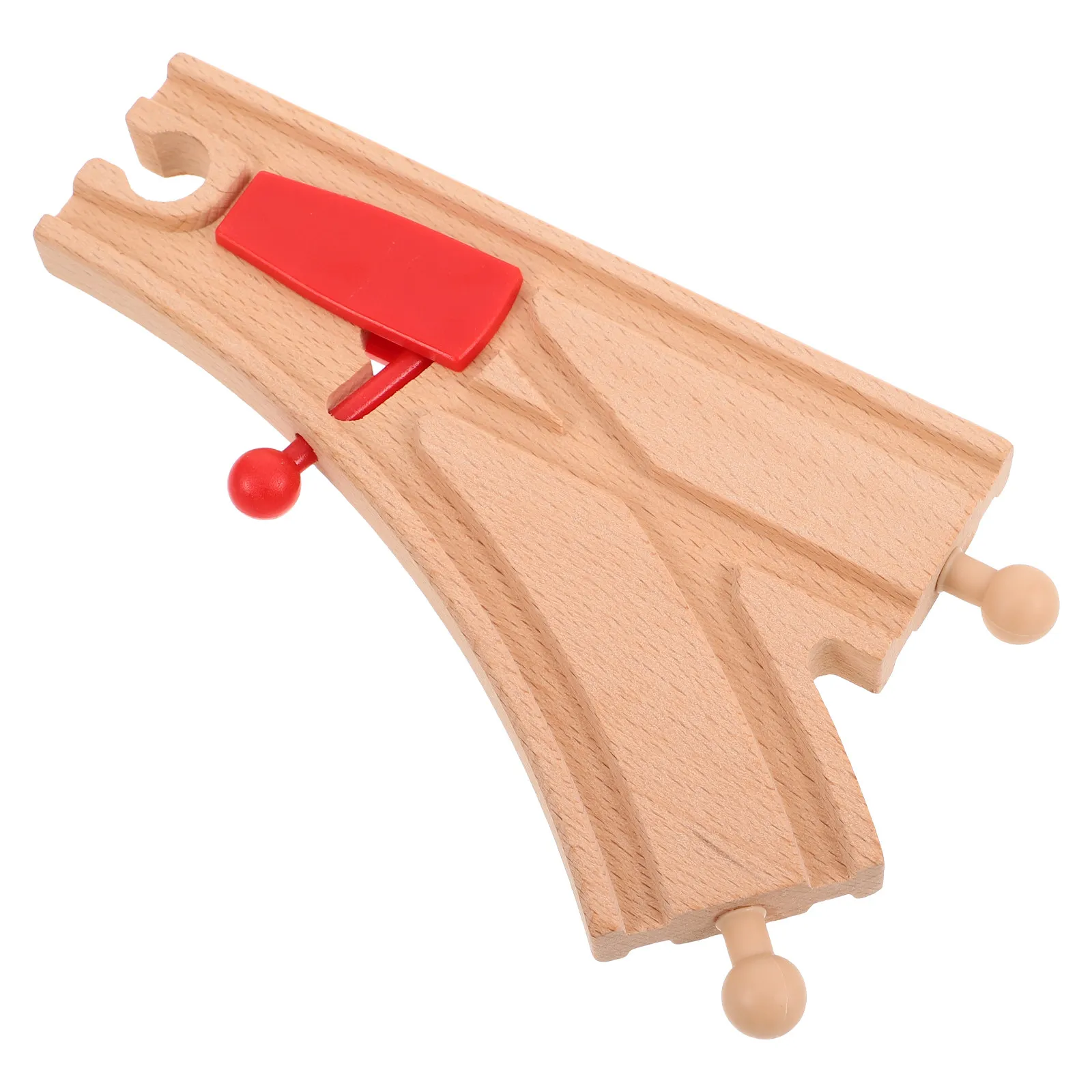 Wooden Train Track Expansion Set Connector Accessories Bridge Pieces for Creative Educational Play Compatible with Thomas Train