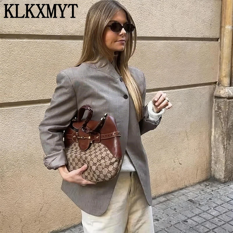 

Женские блейзеры KLKXMYT: Новая коллекция Весна 2026 – Элегантные офисные пиджаки, модные молодежные куртки для путешествий, отдыха и повседневной носки