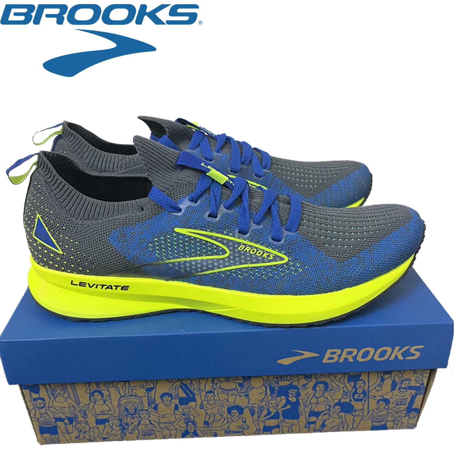 

Brooks Men Sneakers Levitate 5 Outdoor Running Shoes Breathable Casual Tennis Shoes Marathon Jogging Training Sneakers Men